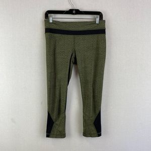 LULULEMON Pattern Green Cropped Legging